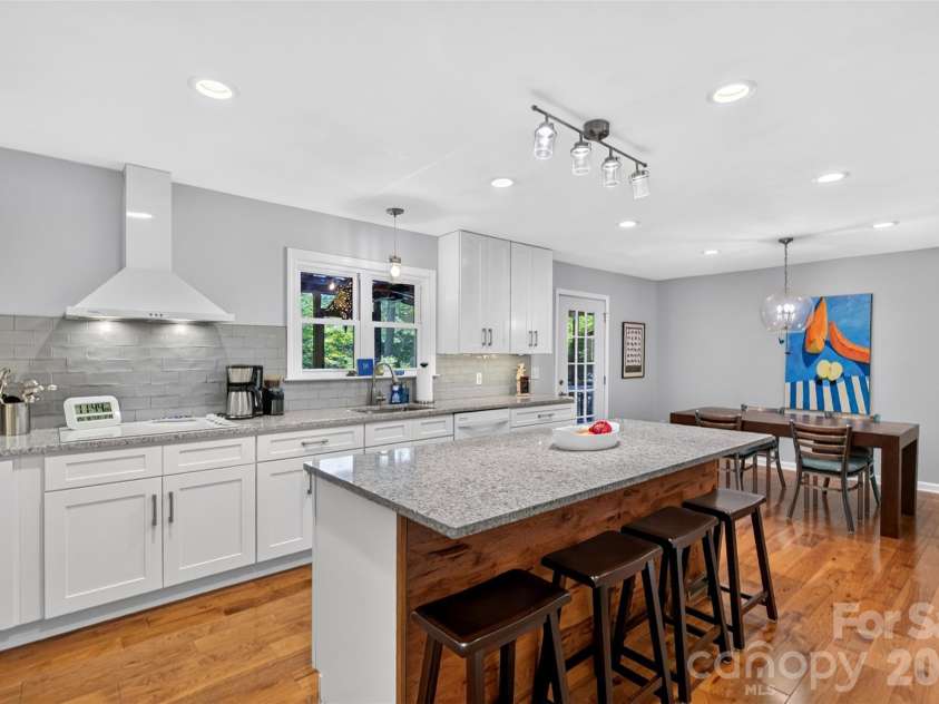42 Timothy Lane, Candler, NC 28715.  MLS# CAR4419868, YatesRealty ID 47953. So much space in this kitchen