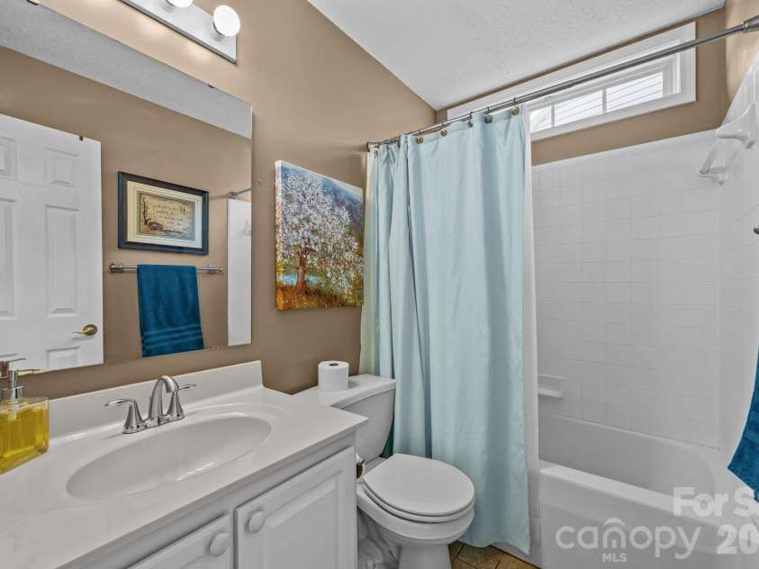 255 Stonehollow Road, Fletcher, NC 28732.  MLS# CAR4320465, YatesRealty ID 4796. Second bathroom
