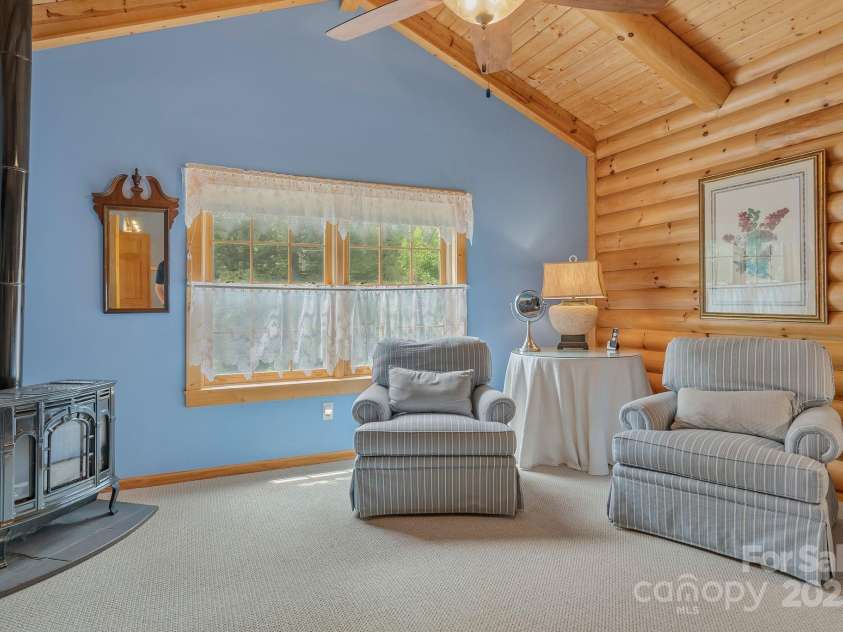 90 Forest Ridge Road, Burnsville, NC 28714.  MLS# CAR4176437, YatesRealty ID 4796. Primary Bedroom on 2nd Floor