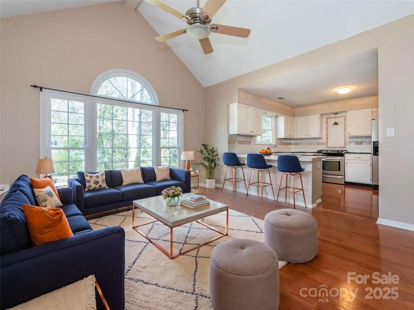 9307 Harlow Creek Road, Huntersville, NC 28078.  MLS# CAR4234122, YatesRealty ID 4797. Room staged, representative of what the room could look like with furniture