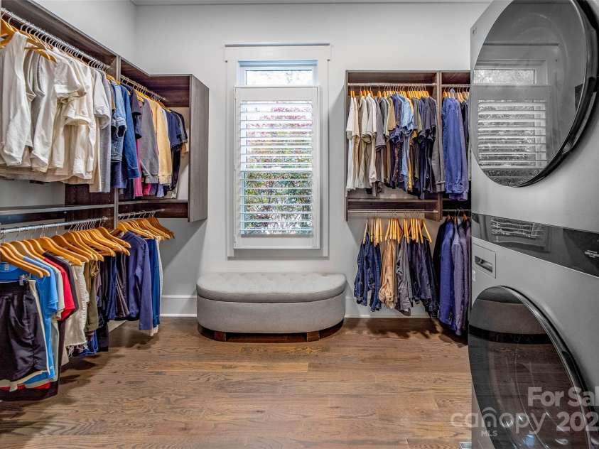 4554 Ina Lane, Sherrills Ford, NC 28673.  MLS# CAR4316368, YatesRealty ID 47991. Primary Closet with Laundry