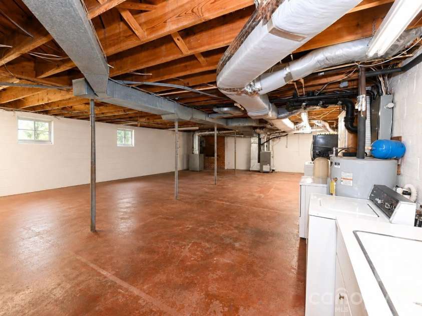 8031 George Hildebran School Road, Connelly Springs, NC 28612.  MLS# CAR4417573, YatesRealty ID 47995. Basement- Great flexible space