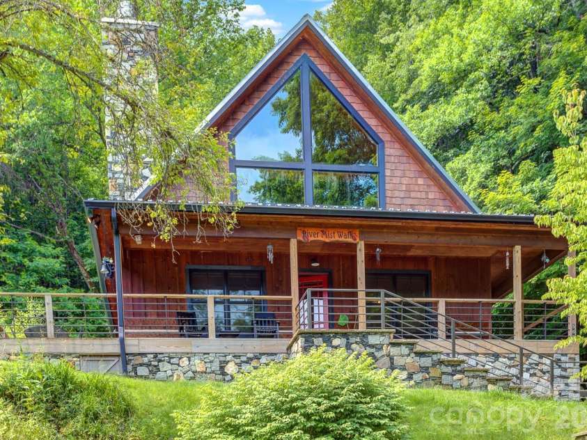 568 Auborn Trivette Road, Sugar Grove, NC 28679.  MLS# CAR4419786, YatesRealty ID 48028. A River Mist Walk