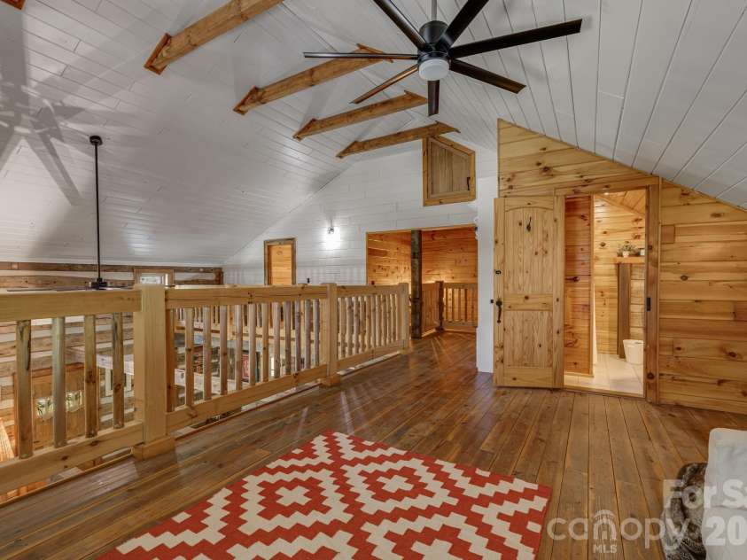 146 Gentry Farm Drive, Hot Springs, NC 28743.  MLS# CAR4419935, YatesRealty ID 48030. Loft and bath