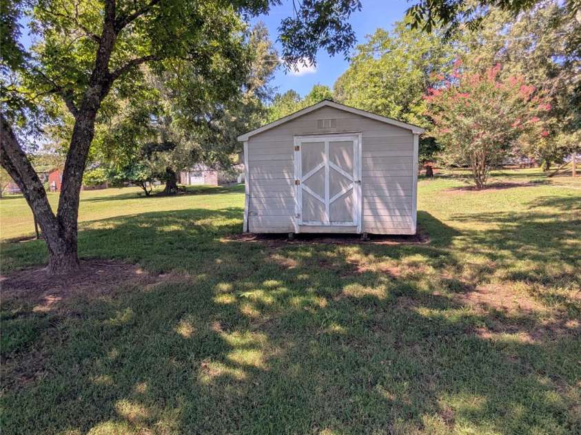 424 Bear Creek Road, Shelby, NC 28152.  MLS# CAR4419438, YatesRealty ID 48038. Storage building.