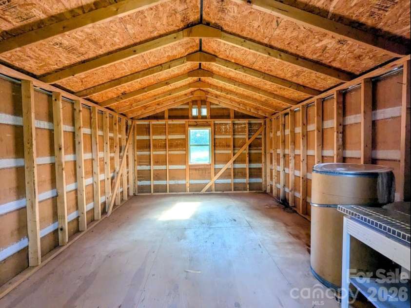 424 Bear Creek Road, Shelby, NC 28152.  MLS# CAR4419438, YatesRealty ID 48038. The storage building