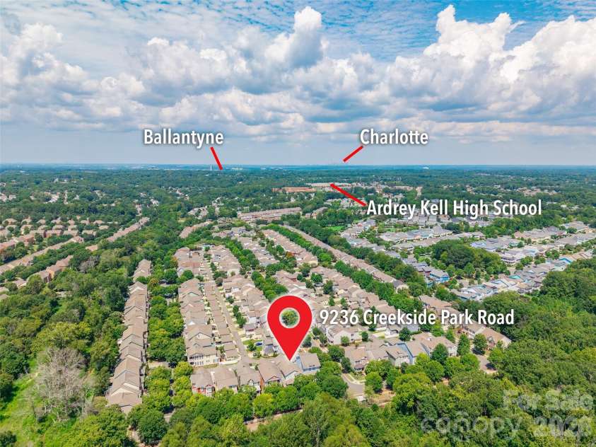 9236 Creekside Park Road, Charlotte, NC 28277.  MLS# CAR4417832, YatesRealty ID 48053. 