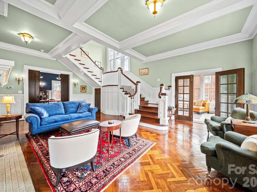 128 Thomas Street, Salisbury, NC 28144.  MLS# CAR4355129, YatesRealty ID 4806. Coffered/beamed ceilings