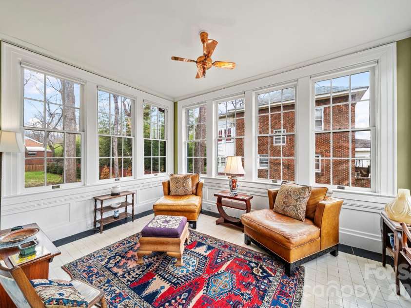 128 Thomas Street, Salisbury, NC 28144.  MLS# CAR4355129, YatesRealty ID 4806. Sunroom