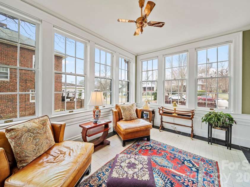 128 Thomas Street, Salisbury, NC 28144.  MLS# CAR4355129, YatesRealty ID 4806. Sunroom
