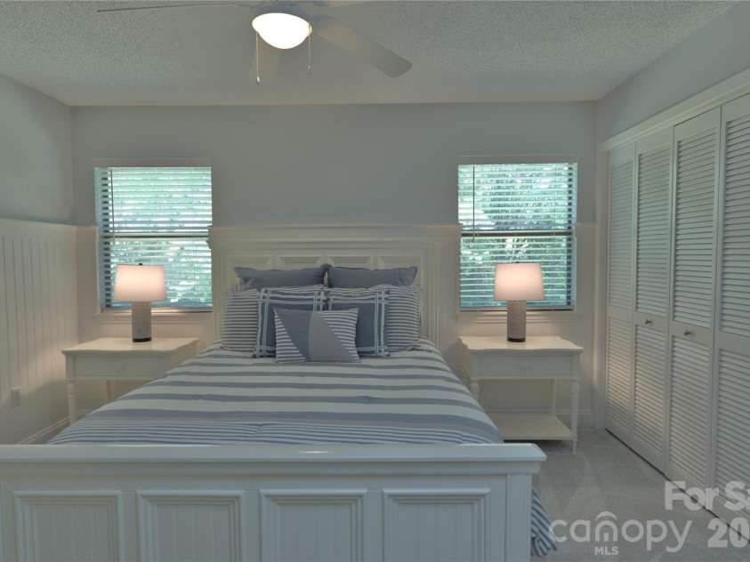 7615 Woods Lane, Cornelius, NC 28031.  MLS# CAR4419666, YatesRealty ID 48069. Bedroom2 upstairs