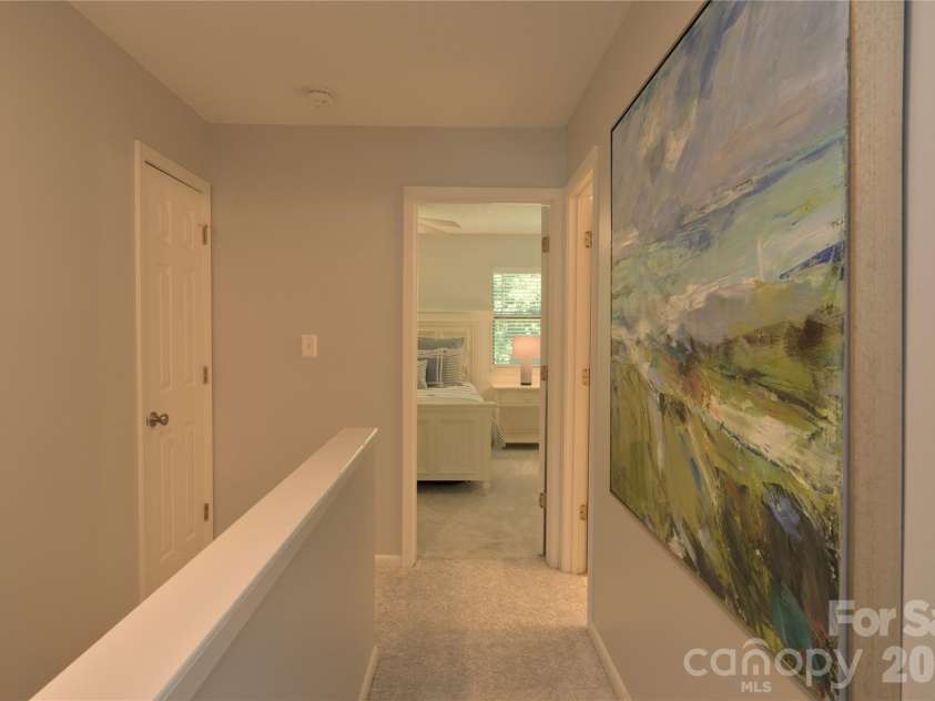 7615 Woods Lane, Cornelius, NC 28031.  MLS# CAR4419666, YatesRealty ID 48069. Upstairs hallway