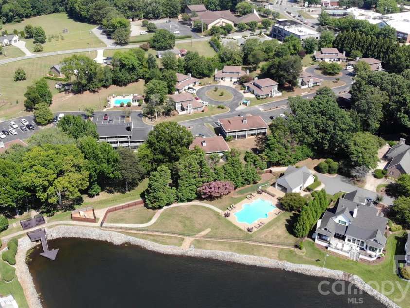 7615 Woods Lane, Cornelius, NC 28031.  MLS# CAR4419666, YatesRealty ID 48069. View from above