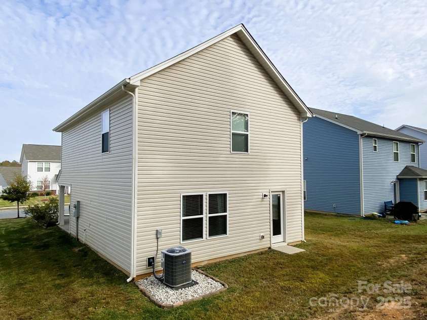 848 Georgia Oak Lane, Landis, NC 28088.  MLS# CAR4317987, YatesRealty ID 48085. Backyard