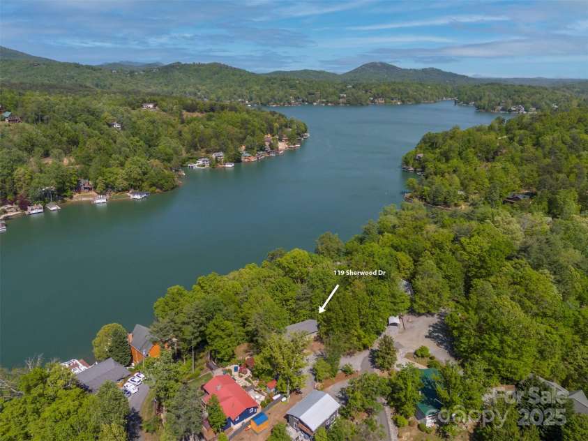 119 Sherwood Drive, Lake Lure, NC 28746.  MLS# CAR4217758, YatesRealty ID 4809. 