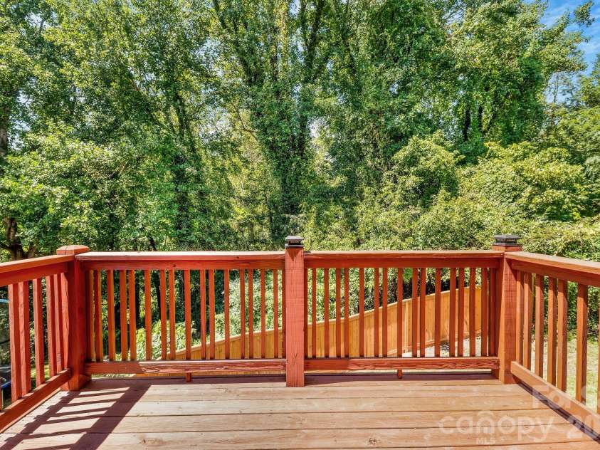 19 Oakcrest Place, Asheville, NC 28806.  MLS# CAR4408201, YatesRealty ID 48095. View off back deck