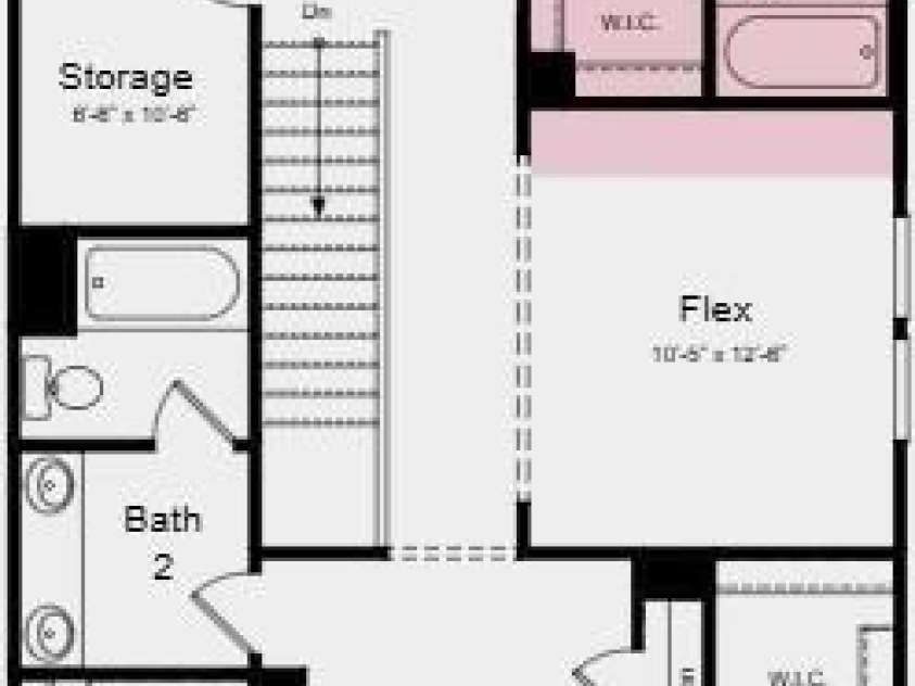 8717 Miles Gap Road, Indian Land, SC 29707.  MLS# CAR4420294, YatesRealty ID 48115. Upper Level Floor Plan - Additional Highlights Include: 30