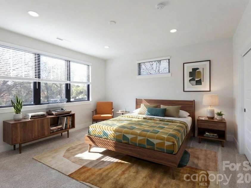 3538 Saker Lane, Charlotte, NC 28211.  MLS# CAR4357840, YatesRealty ID 4812. Bedroom 2 -Digitally Staged