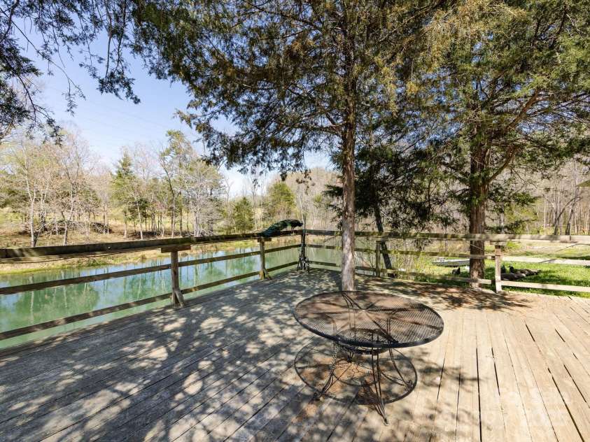 7545 Brancy Street, Kannapolis, NC 28081.  MLS# CAR4242395, YatesRealty ID 4813. Deck overlooking the private pond!