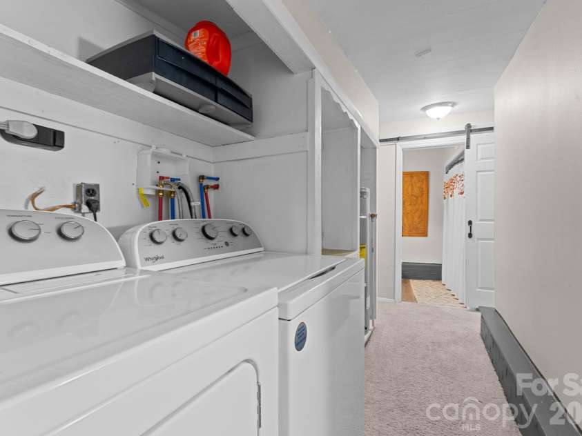 103 Riverwood Drive, Sylva, NC 28779.  MLS# CAR4420195, YatesRealty ID 48144. Laundry Area, New Washer & Dryer