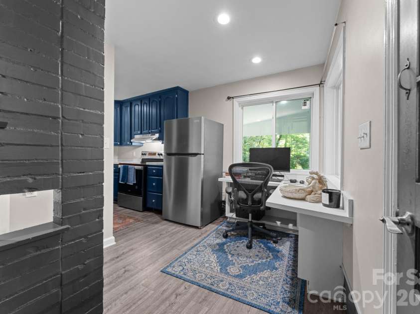 103 Riverwood Drive, Sylva, NC 28779.  MLS# CAR4420195, YatesRealty ID 48144. Office Nook & Kitchen