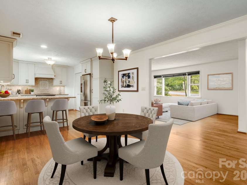 129 Whisperwood Drive, Hendersonville, NC 28791.  MLS# CAR4419413, YatesRealty ID 48149. Virtually staged