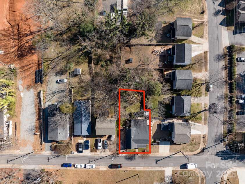 506 Campus Street, Charlotte, NC 28216.  MLS# CAR4217971, YatesRealty ID 4816. Lot