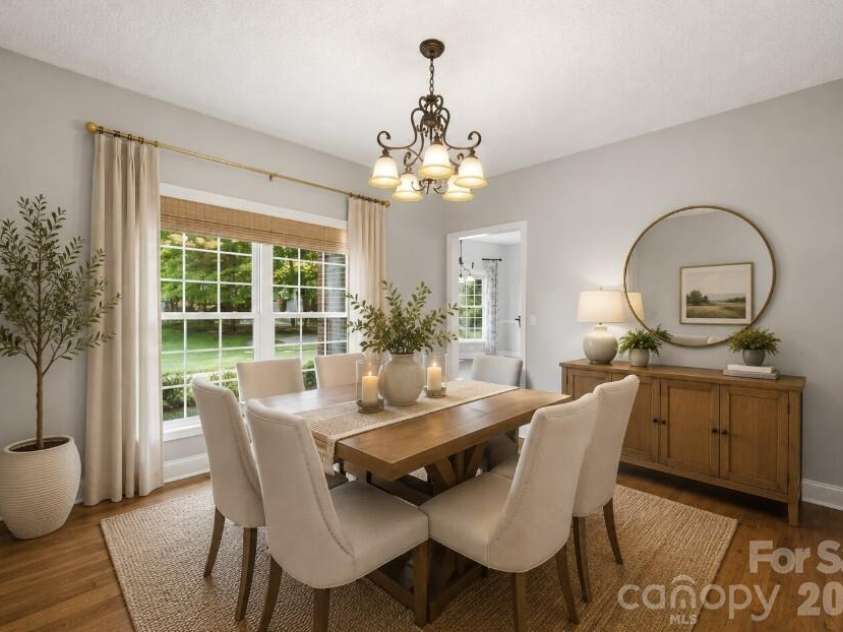 216 Minnie Queen Lane, Belmont, NC 28012.  MLS# CAR4418325, YatesRealty ID 48162. Dining Room - Virtual Staging