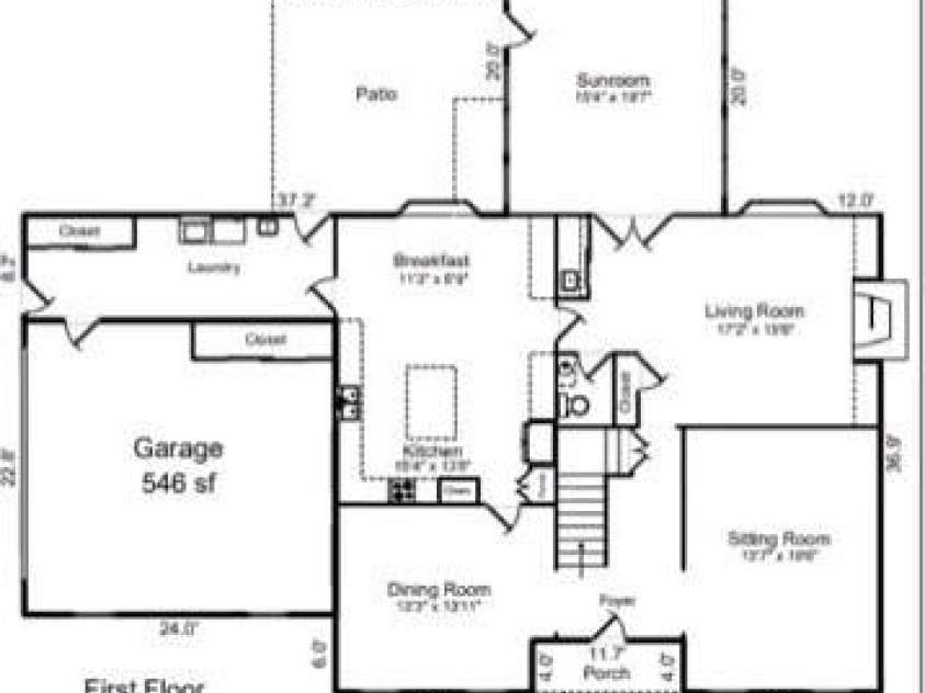 2736 Wamath Drive, Charlotte, NC 28210.  MLS# CAR4418177, YatesRealty ID 48164. 1st Floor