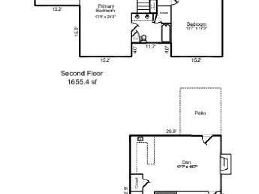2736 Wamath Drive, Charlotte, NC 28210.  MLS# CAR4418177, YatesRealty ID 48164. 2nd Floor and Basement