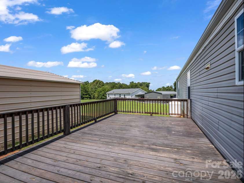 1760 Beachwood Road, Mooresboro, NC 28114.  MLS# CAR4420166, YatesRealty ID 48178. Rear Deck