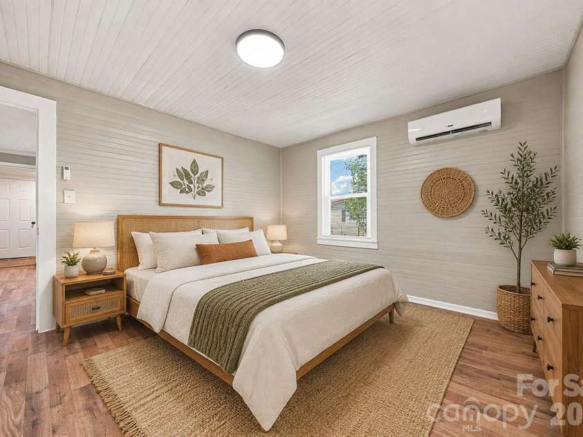 8 Crescent Street, Granite Falls, NC 28630.  MLS# CAR4420234, YatesRealty ID 48179. Virtually Staged Bedroom