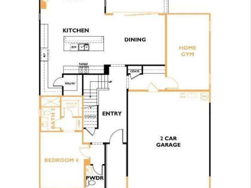 224 Windy Dell Drive, Tega Cay, SC 29708.  MLS# CAR4214107, YatesRealty ID 4819. Sample floor plan