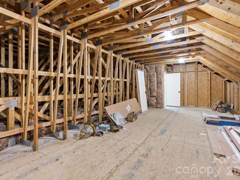 31 Ashbrook Meadows, Fletcher, NC 28732.  MLS# CAR4374375, YatesRealty ID 48210. 2nd floor unfinished loft over garage