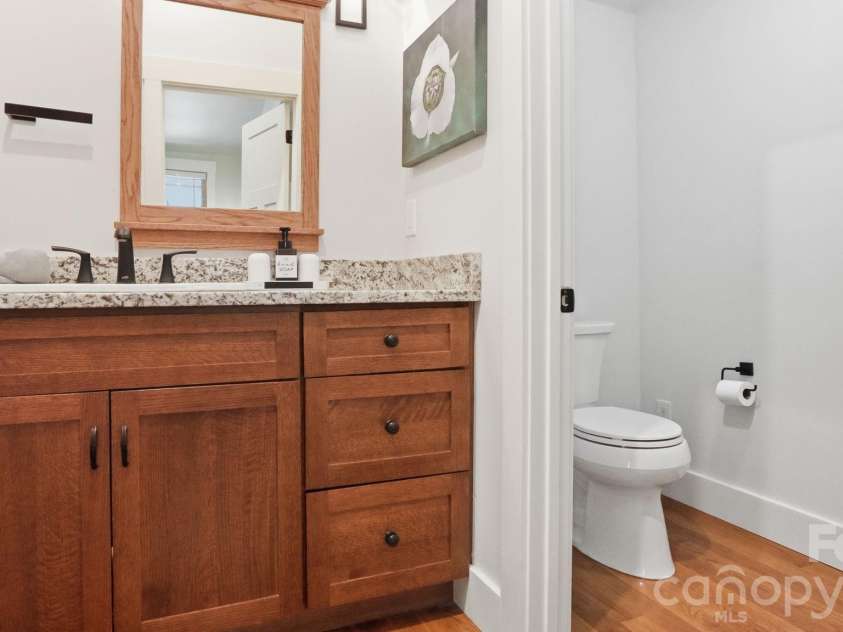 31 Ashbrook Meadows, Fletcher, NC 28732.  MLS# CAR4374375, YatesRealty ID 48210. Bathroom #4 - glass shower and separate water closet