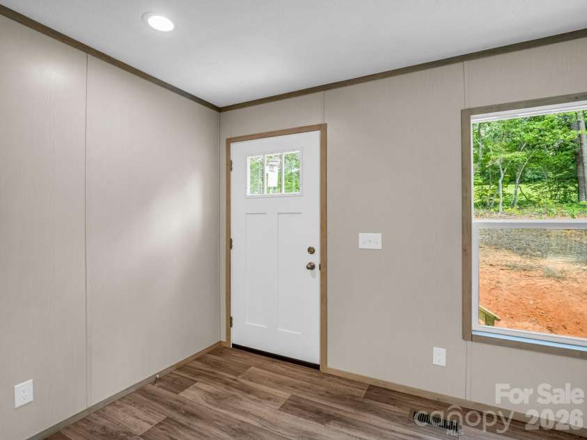 2617 Hudlow Road, Forest City, NC 28043.  MLS# CAR4417021, YatesRealty ID 48218. Craftsman style front entry door