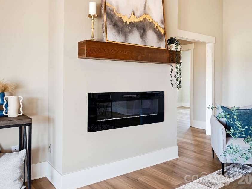 1249 Stonegate Drive, Salisbury, NC 28147.  MLS# CAR4420606, YatesRealty ID 48227. Modern linear fireplace.