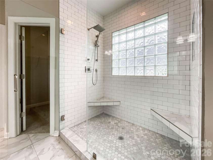 7000 Royce Court, Charlotte, NC 28277.  MLS# CAR4420656, YatesRealty ID 48241. Master Bath with Custom Walk In