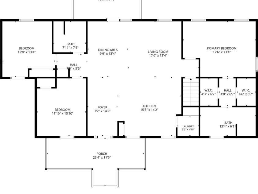 116 Brewer Lane, Mooresville, NC 28115.  MLS# CAR4413014, YatesRealty ID 48246. Main Level
