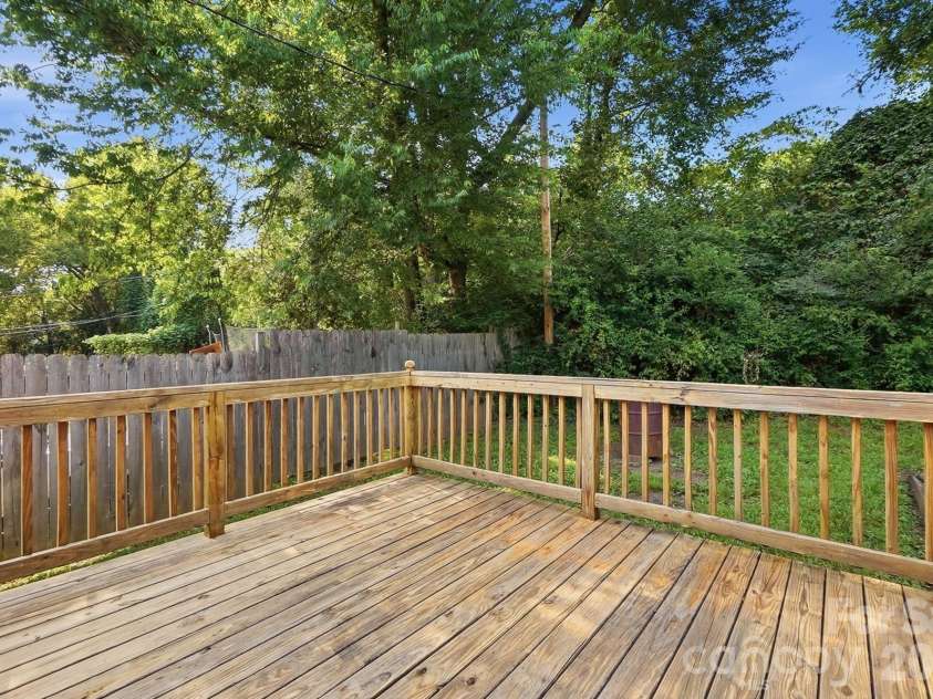 714 Parker Street, Albemarle, NC 28001.  MLS# CAR4419559, YatesRealty ID 48265. Back Deck
