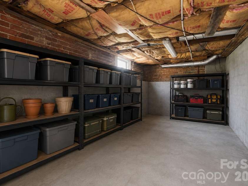 714 Parker Street, Albemarle, NC 28001.  MLS# CAR4419559, YatesRealty ID 48265. Basement - Virtually Staged