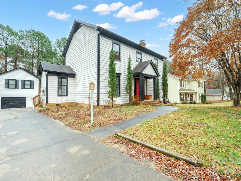 8730 Rittenhouse Circle, Charlotte, NC 28270.  MLS# CAR4225196, YatesRealty ID 4827. Front with Garage and Bonus Room above