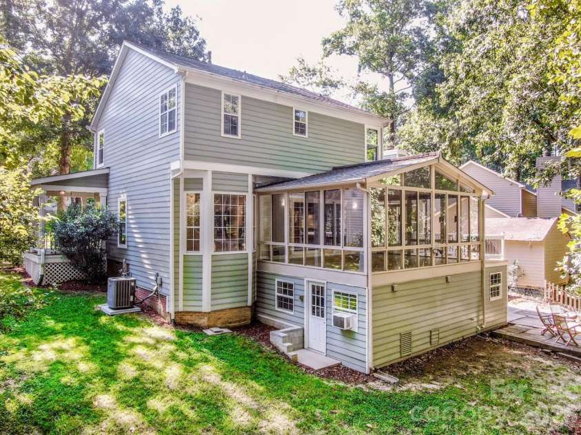 10211 Danesway Lane, Cornelius, NC 28031.  MLS# CAR4410941, YatesRealty ID 48272. Three Seasons room with a workshop below adds almost 800 Sq Ft.