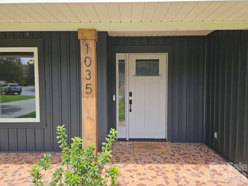 1035 Waterway Drive, Sumter, SC 29154.  MLS# CAR4420215, YatesRealty ID 48276. Front Porch Entrance