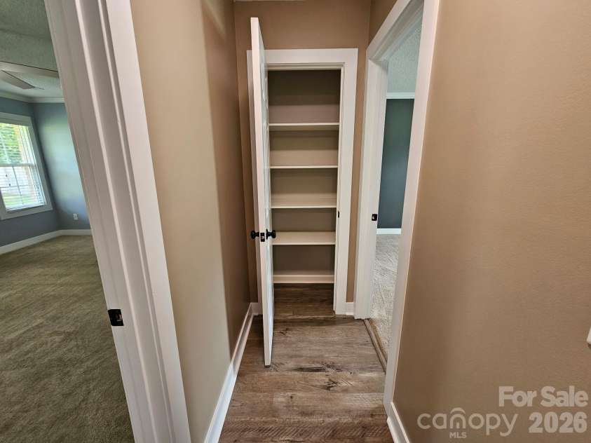 1035 Waterway Drive, Sumter, SC 29154.  MLS# CAR4420215, YatesRealty ID 48276. Hall Linen Closet