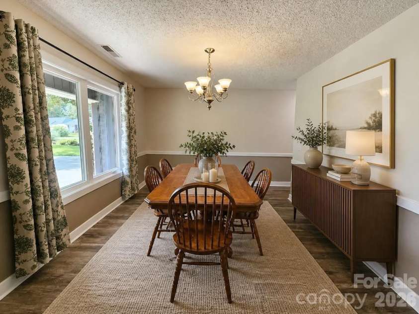 1035 Waterway Drive, Sumter, SC 29154.  MLS# CAR4420215, YatesRealty ID 48276. Virtually Staged Formal Dining Room