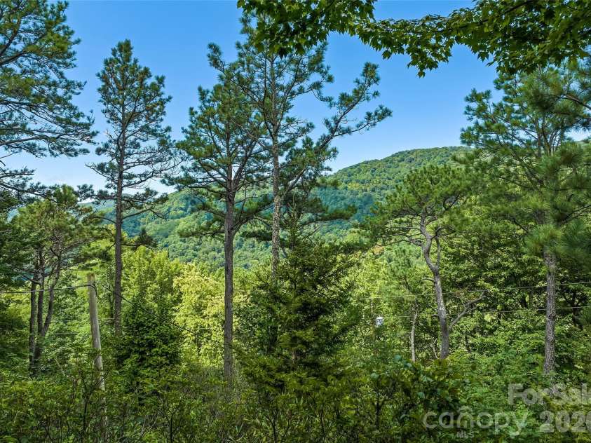 52 Steep Lane, Maggie Valley, NC 28751.  MLS# CAR4397095, YatesRealty ID 48282. Mountain views; as seen from front deck