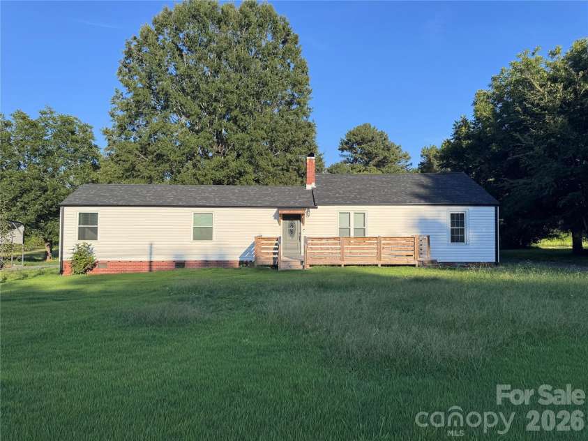 32146 Nc 740 Highway, Albemarle, NC 28001.  MLS# CAR4420403, YatesRealty ID 48285. House from road view