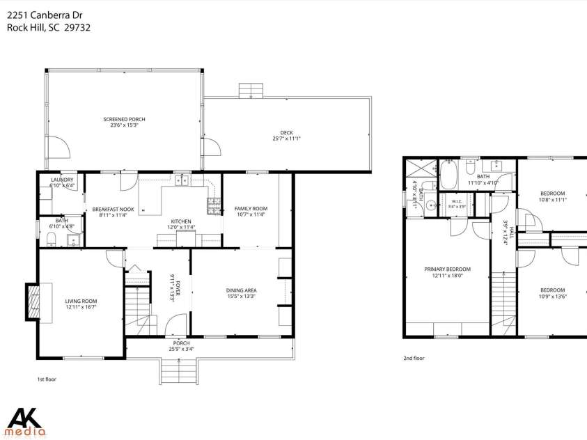 2251 Canberra Drive, Rock Hill, SC 29732.  MLS# CAR4419504, YatesRealty ID 48287. 