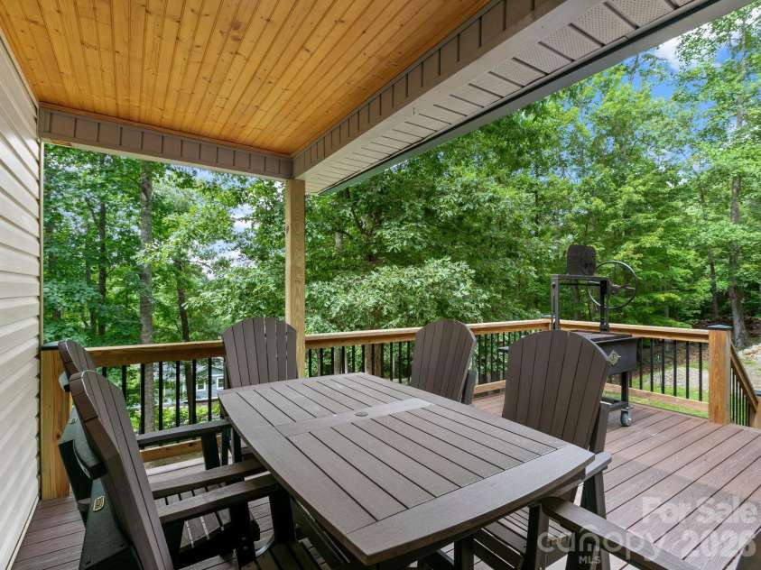41 Bear Trail, Fairview, NC 28730.  MLS# CAR4420605, YatesRealty ID 48293. Partially covered front porch.
